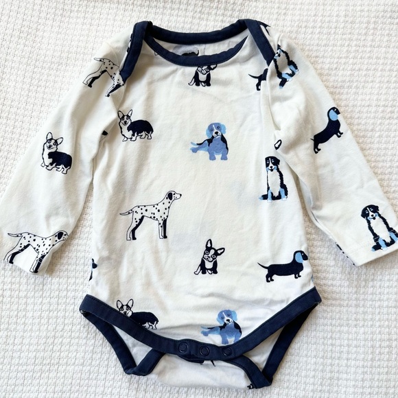 Monica + Andy Other - Monica + Andy Dog Print Onesie